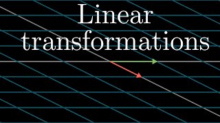 Linear transformations and matrices  Chapter 3 Essence of linear algebra [upl. by Ylek585]