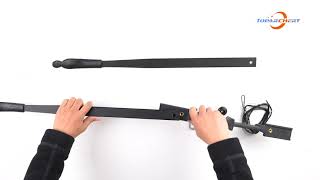 57quot Archery Ambidextrous Takedown Recurve Bow for Beginner Teenagers Practice 2040lbs [upl. by Ainola]