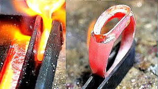 this is how i make silver rings for men  handmade jewelry [upl. by Nywles]