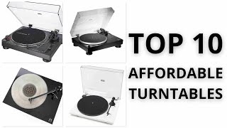 TOP 10 LOW COST TURNTABLES CHOOSE A TURNTABLE YOU CAN AFFORD BUY LINKS IN DESCRIPTION [upl. by Adnyl]