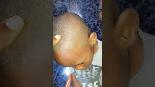 diy  how to barb your childrens hair at home barbing children haircut [upl. by Myron]