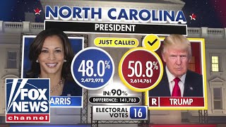 Trump to win North Carolina Fox News projects [upl. by Charmine830]