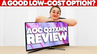 AOC Q27G3XMN Review  A Good Budget Gaming Monitor [upl. by Ised744]