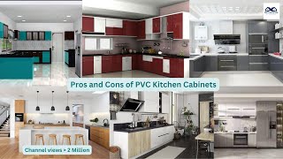 Pros and Cons of PVC Kitchen Cabinets  Is PVC Good for Kitchen Cabinets [upl. by Limay706]