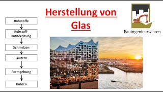 Die Herstellung von Glas [upl. by Etnoid]