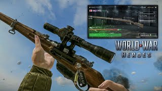 World War Heroes Steyr M95 New Sniper  Upgrade amp Gameplay  2 Scopes  🔥 Sniper Armor VI 24 [upl. by Faun710]