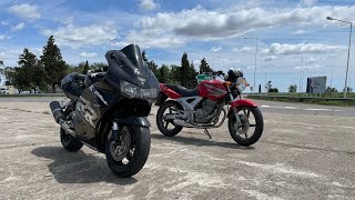 Honda Twister 293cc 🆚 CBR 900RR Fireblade Velocidad máxima GPS 🚀 [upl. by Panayiotis]