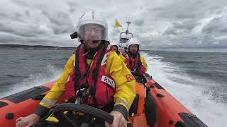 RNLI Sheringham Lifeboat Day 2023  the view from the Atlantic 85 lifeboat [upl. by Sugihara372]