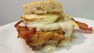 Country Fried Chicken Biscuit [upl. by Halian]