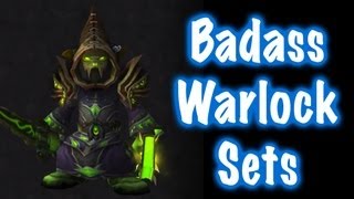 10 Badass Male Warlock Transmog Sets 1 World of Warcraft [upl. by Noy914]