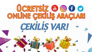 Youtuber için Online Çekiliş Yapma Araçları [upl. by Haag]