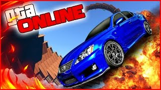 GTA 5 ONLINE ОГРОМНЫЕ РАМПЫ И ПОЛЕТЫ GrandTheftAutoV EXTREME RAMPE 1080p 60fps Онлайн игра [upl. by Ariaec]