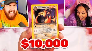 Talia Mar Pulls a 10000 CHARIZARD Holo from my Pokémon Box Break [upl. by Edmonds262]