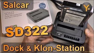 Salcar SD322  USB30 SATA Festplatten Dock amp KlonStation für 35quot und 25quot HDD [upl. by Hendren]