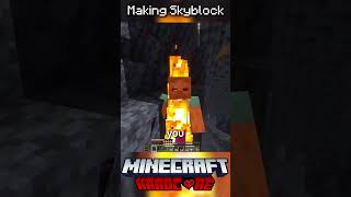 I Made Skyblock in Minecraft Hardcore 6 [upl. by Ailla]