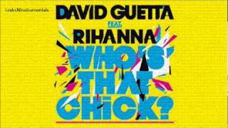 David Guetta  Whos That Chick REAL Official Instrumental HQ [upl. by Fredi]