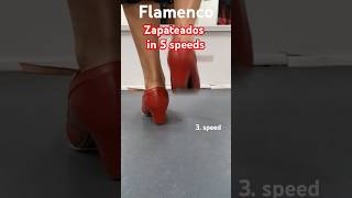 FLAMENCO🔥1Zapateadostécnica básicos in 5 speeds dance tutorial flamenco training dancevideo [upl. by Gnof]