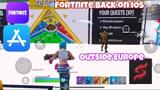 How To Download Fortnite On iOS  OUTSIDE EU tutorial 2024 NO PC  NO JAILBREAK IPADIPHONE [upl. by Nillad]