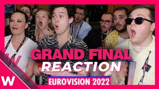 Eurovision 2022 Live reaction to grand final results [upl. by Nolra157]