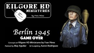 Kilgore HD Miniatures KGF002 Berlin 1945 – Game Over 110th scale resin Bust [upl. by Spragens227]