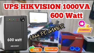 REVIEW UPS HIKVISION 1000VA  600 Watt [upl. by Chisholm436]