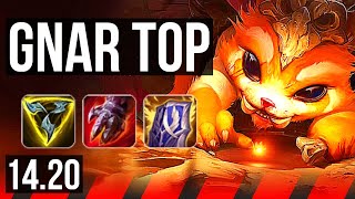 GNAR vs KSANTE TOP  Rank 1 Gnar 816 Rank 12 Dominating  EUW Challenger  1420 [upl. by Dnarb]