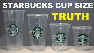 STARBUCKS CUP SIZES JUSTIFIED EXPERIMENT [upl. by Curtice]