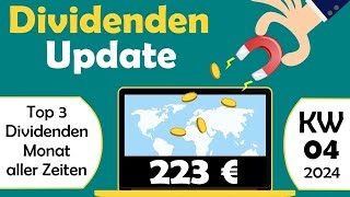 220 € Dividenden netto im Januar  DividendenUpdate  Dividendenstrategie [upl. by Asatan]