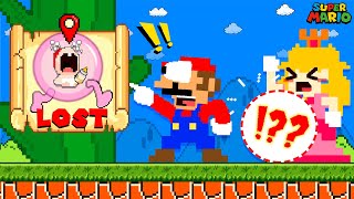 Mario Baby HIDE and SEEK with Pregnant Peach and Mario in Super Mario Bros [upl. by Etnod872]