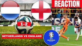 Netherlands vs England 12 Live Euro 2024 Football Match Score Commentary Highlights Three Lions [upl. by Eerahs883]