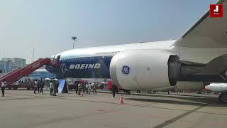 Boeing 777x Test cabin engine landing gear and wing WingsIndia2024 Part 2 [upl. by Menendez]