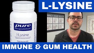 Pure Encapsulations LLysine Review  Amino Acid Benefits  Immune Support Gums Lips Strong Bones [upl. by Blainey]