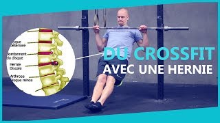 SENTRAÎNER AVEC UNE HERNIE DISCALE  CrossFit renforcement musculaire exercices adaptés [upl. by Yetah]