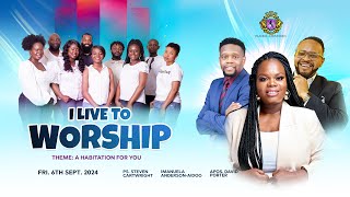 Imanuela Ministries  I Live To Worship 2024  Day 1 [upl. by Nylitsirk]