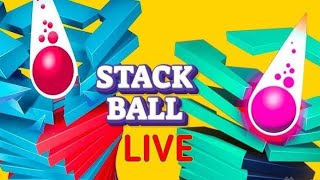 Stack ball 🏀 3D game on live [upl. by Atikan895]