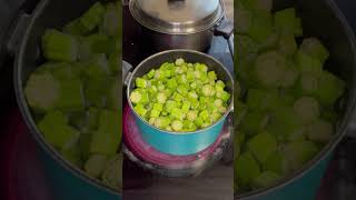 Okra stew with kisra amd asidafufu yummy food [upl. by Sillert990]