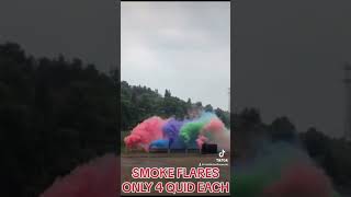 UB49 Smoke flares by Gemstone Fireworks  4 quid At Middleton Firework Shop firework [upl. by Tung]