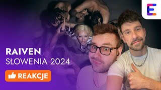 EUROWIZJA 2024 SŁOWENIA 🇸🇮 Raiven  Veronika  REAKCJE [upl. by Brenn]