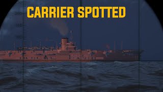 Aircraft Carrier Spotted  Uboat Gameplay [upl. by Ramiah]