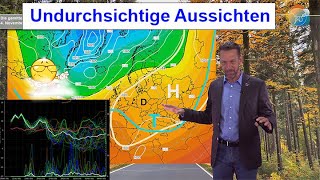 Undurchsichtige Aussichten milder Hochdruck  kalter Tiefdruck Wettervorhersage 2027102024 [upl. by Emse]