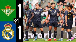 Real Betis 11 Real Madrid  HIGHLIGHTS  LaLiga 202324 [upl. by Oznecniv]