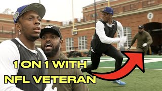 Dyami Brown Goes 1ON1 with NFL Veteran [upl. by Akemehs]