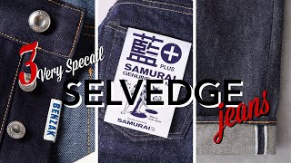 3 VERY SPECIAL SELVEDGE Denim Jeans [upl. by Nedrud]