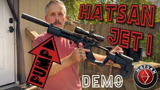 Hatsan Jet 1 Pump Action Demo [upl. by Rozalie]