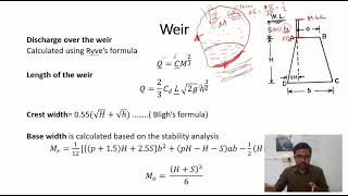 Surplus Weir Design Design and Drawing of Irrigation Structures [upl. by Nanon983]