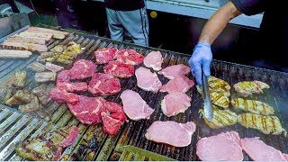 Huge Grills Super Loaded of Meat from Argentina Italy Street Food Festival [upl. by Zil998]