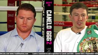 Canelo Alvarez vs GGG 2 Official Satellite Press Conference [upl. by Bruyn737]