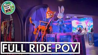 Zootopia Hot Pursuit FULL RIDE POV  Shanghai Disneyland NEW with English Subtitles 2023 [upl. by Nohj]