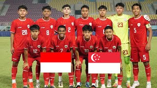 🔴 LIVE SCORE  INDONESIA U16 VS SINGAPURA U16  ASEAN U16 BOYS CHAMPIONSHIP [upl. by Nathanil565]