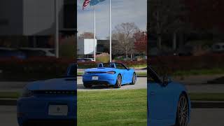 Shark Blue Porsche 718 Boxster GTS 40 Porsche Delaware [upl. by Haland]